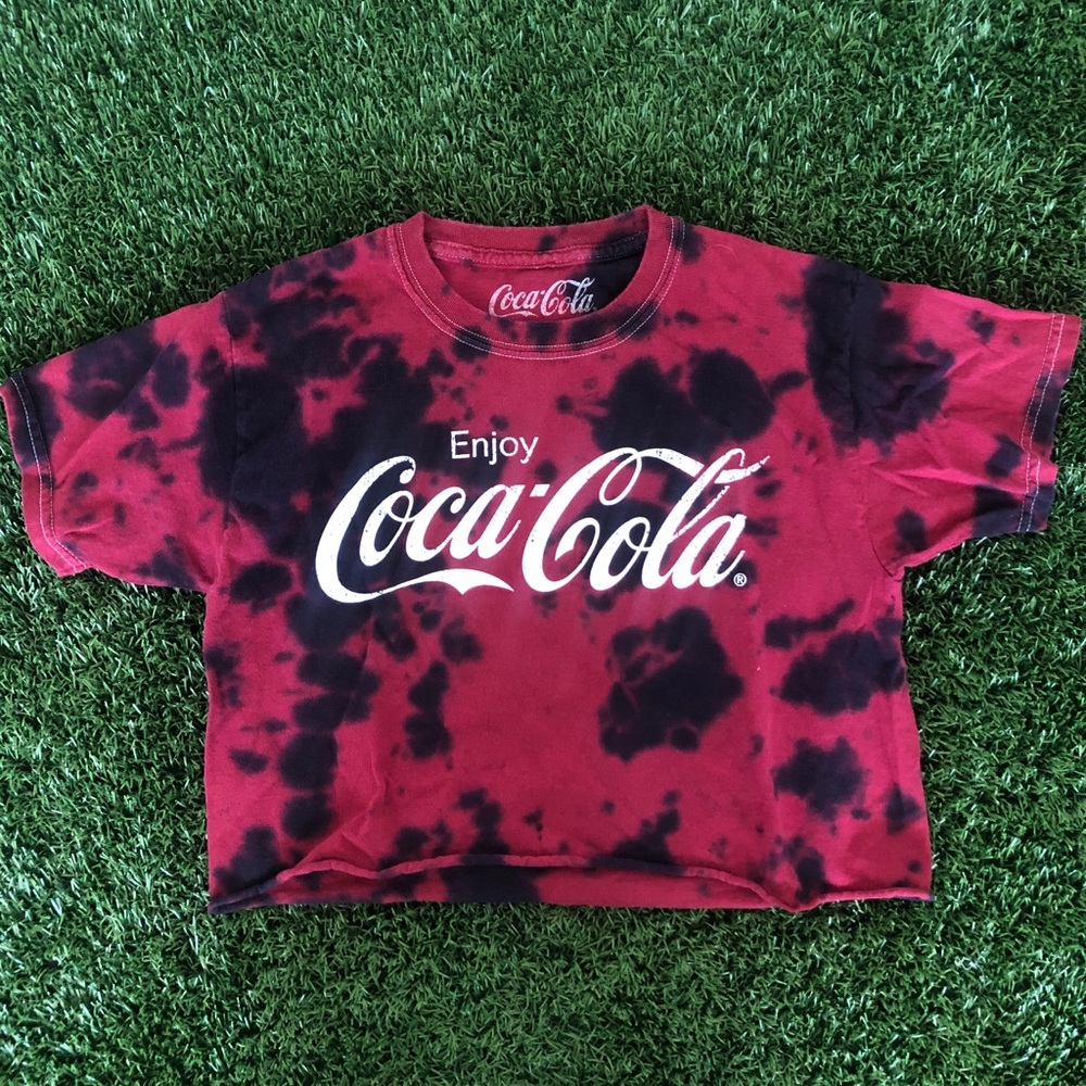 Coca-Cola Tie- Dye Crop Top